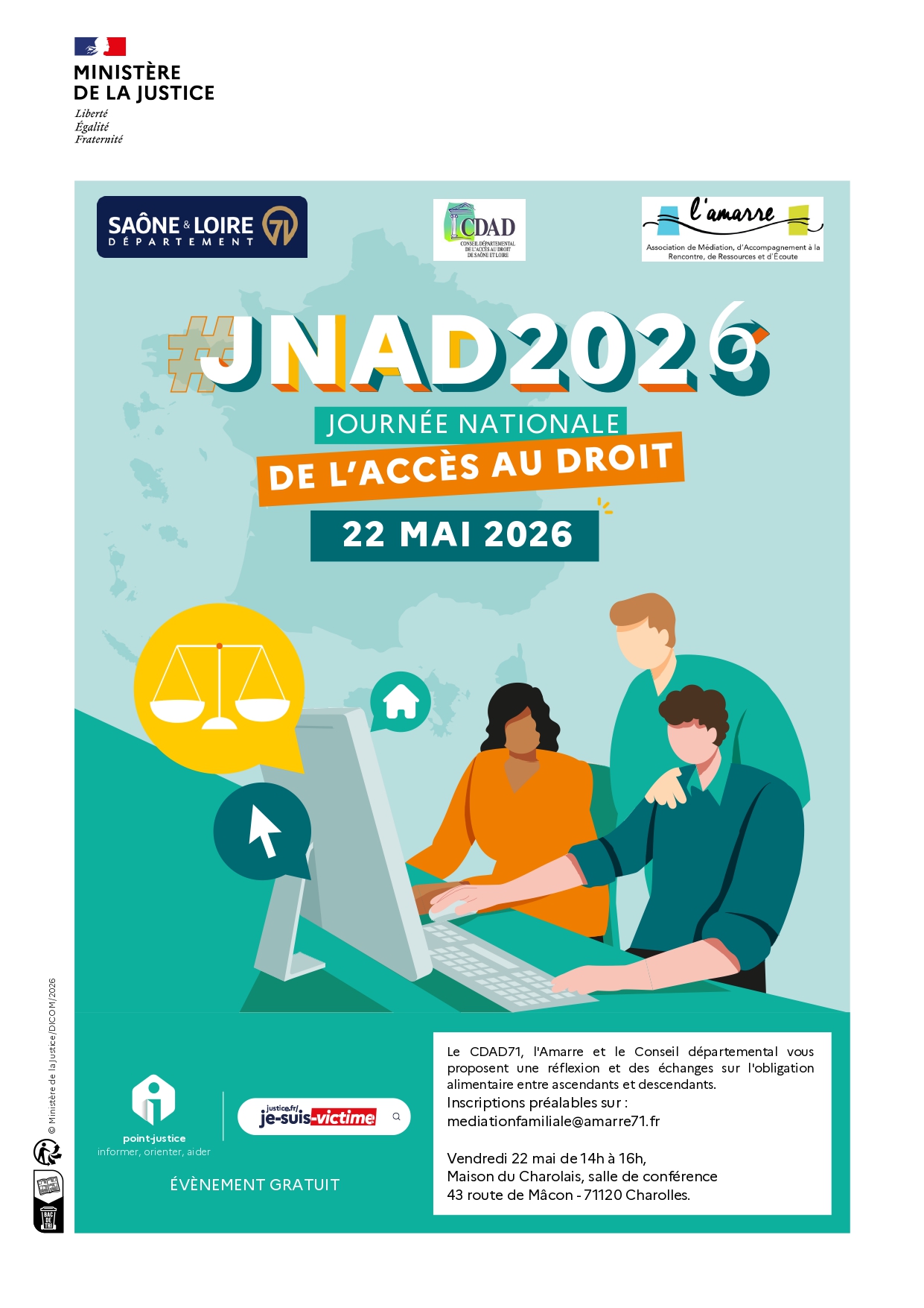 Permanences des conciliateurs de justice