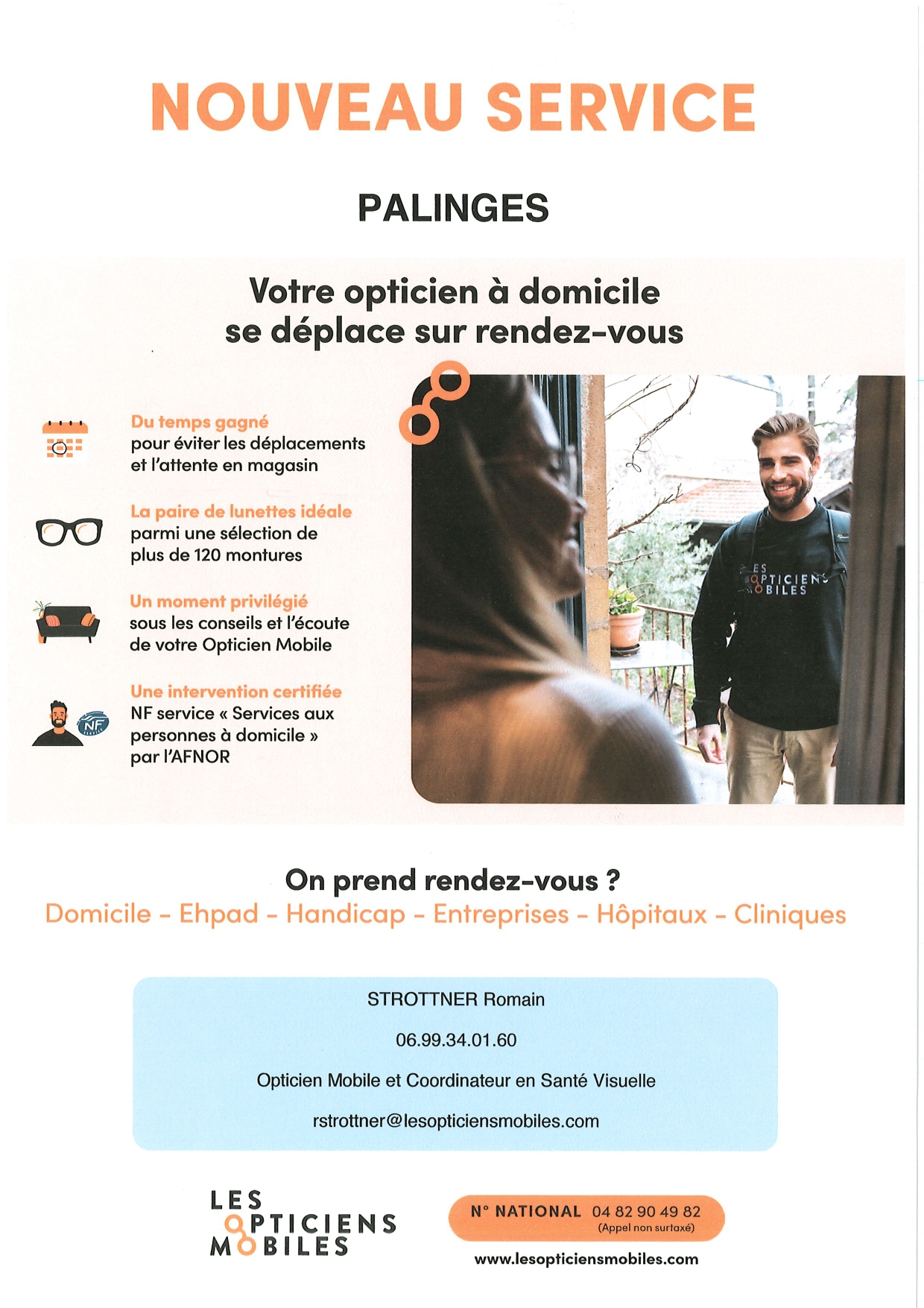 OPTICIEN A DOMICILE