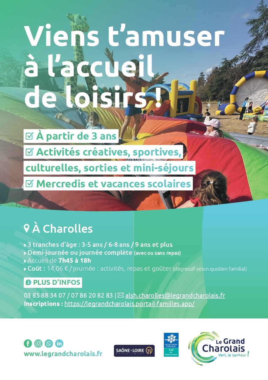 Viens t'amuser à l'accueil de loisirs!